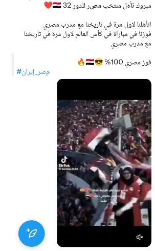 الاحتفال بتأهل مصر